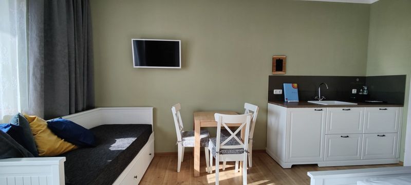 Studio Nest: Studio, Schlafzimmer, Aufenthaltsraum, Küchenzeile, Essbereich, Alternative Schlafmöglichkeit, Sitzmöglichkeit